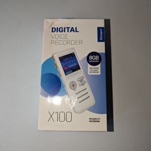 DICTOPRO Digital Voice Activated Recorder X100 Portable Mini Dictaphone 8GB
